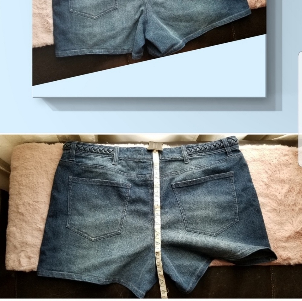 NWT NY&Co Denim Shorts~Sz 18 - Picture 6 of 7
